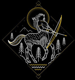 Harry Potter Ban de Centaur dames t-shirt - Zwart - M