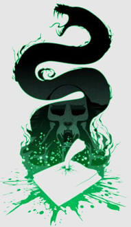 Harry Potter Basilisk Silhouette Dames T-shirt - Grijs - L