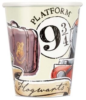 Harry Potter Bekers Hogwarts 9¾ (8st) Multikleur - Print