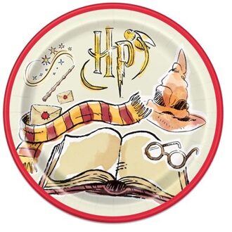 Harry Potter Borden Hogwarts HP (8st) Multikleur - Print