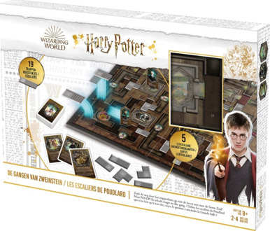 Harry Potter bordspel De gangen van Zweinstein bruin 92-delig