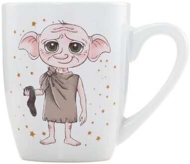 Harry Potter Dames/Dames Dobby Mokken en Sokken Set (Wit) - One Size