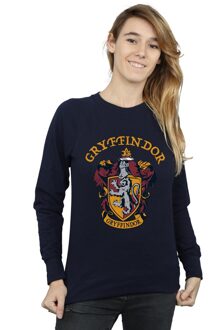 Harry Potter Dames/Dames Gryffindor Sweatshirt (Marineblauw) Navy