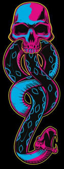Harry Potter Dark Mark Neon dames t-shirt - Zwart - 3XL