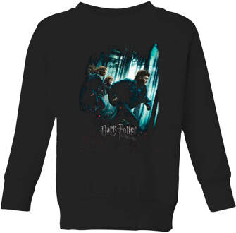 Harry Potter Deathly Hallows Part 1 Kids' Sweatshirt - Black - 98/104 (3-4 jaar) Zwart - XS