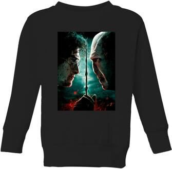 Harry Potter Deathly Hallows - Part 2 Kids' Sweatshirt - Black - 146/152 (11-12 jaar) Zwart - XL
