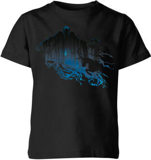 Harry Potter Dementor Silhouet kinder t-shirt - Zwart - 110/116 (5-6 jaar)