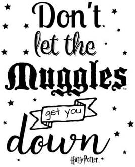 Harry Potter Don't Let The Muggles Get You Down Dames T-shirt - Wit - L - Wit