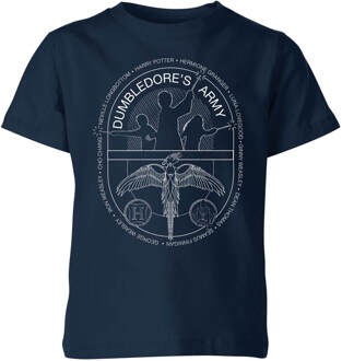 Harry Potter Dumbledore's Army kinder t-shirt - Navy - 122/128 (7-8 jaar) - Navy blauw