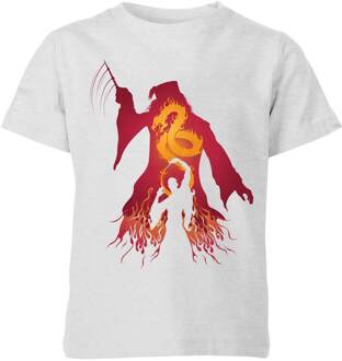Harry Potter Dumbledore Voldermort kinder t-shirt - Grijs - 146/152 (11-12 jaar)