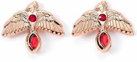 Harry Potter Earrings Fawkes (Gold plated)