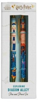 Harry Potter: Exploring Diagon Alley Pen And Pencil Set - Harry Potter - Insight Editions