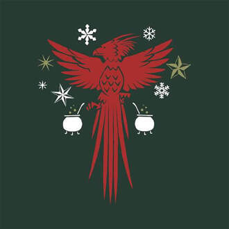 Harry Potter Fawkes Sweatshirt - Forest Green - XL Groen