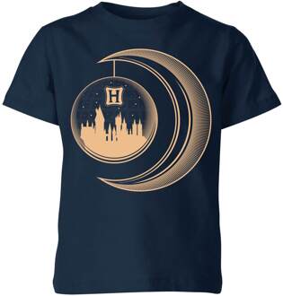 Harry Potter Globe Moon kinder t-shirt - Navy - 98/104 (3-4 jaar)