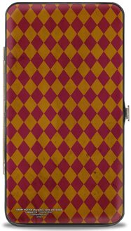 Harry Potter Gryffindor Crest Stripes Hinged Wallet
