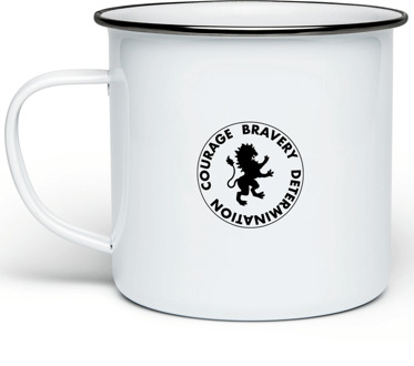 Harry Potter Gryffindor House Enamel Mug - White