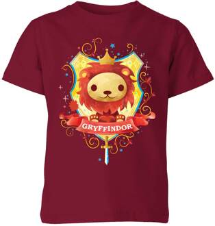 Harry Potter Gryffindor Kids' T-Shirt - Burgundy - 110/116 (5-6 jaar) Wijnrood - S