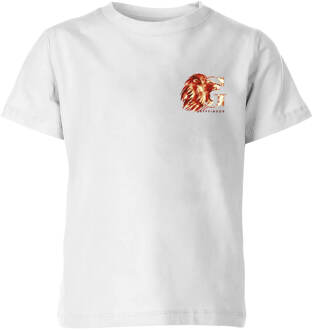Harry Potter Gryffindor Kids' T-Shirt - White - 134/140 (9-10 jaar) - Wit - L