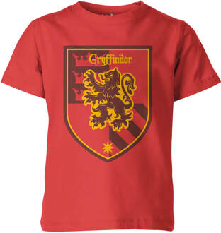 Harry Potter Gryffindor Kinder T-Shirt - Rood - 110/116 (5-6 jaar)