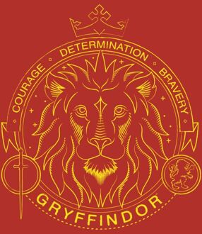 Harry Potter Gryffindor Lion Badge t-shirt - Rood - L