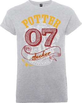 Harry Potter Gryffindor Potter Seeker Heren T-shirt - Grijs - XL