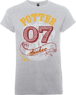 Harry Potter Gryffindor Potter Seeker Heren T-shirt - Grijs - XL