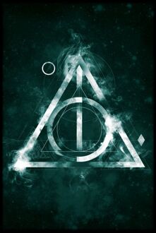 Harry Potter Hallows Painted t-shirt - Zwart - M