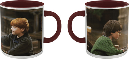 Harry Potter Harry And Ron - Playing Chess Mug - Burgundy Wijnrood