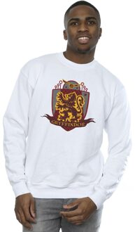 Harry Potter Heren Gryffindor borstembleem Sweatshirt (Wit) - 4XL