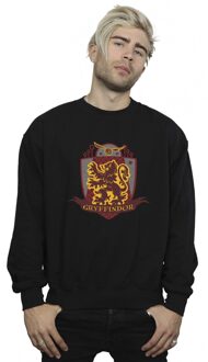 Harry Potter Heren Gryffindor borstembleem Sweatshirt (Zwart) - 2XL
