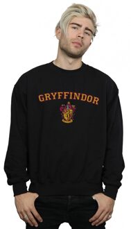 Harry Potter Heren Gryffindor Crest Sweatshirt (Zwart) - 2XL