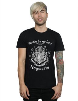 Harry Potter Heren Hogwarts Wachten Op Mijn Brief T-Shirt (Zwart) - L