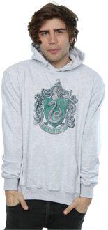 Harry Potter Heren Slytherin Katoenen Hoodie (Sportgrijs) Lichtgrijs - XL