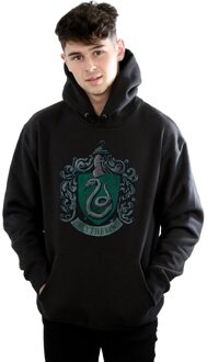 Harry Potter Heren Slytherin Katoenen Hoodie (Zwart) - maat XL