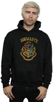 Harry Potter Heren Zweinstein Varsity Hoodie (Zwart) - maat 2XL