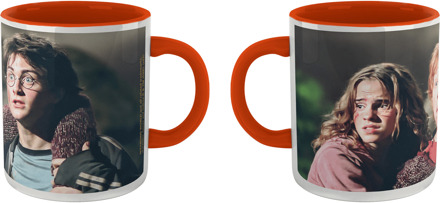 Harry Potter Hermione Ron And Harry Mug - Orange Oranje