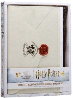 Harry Potter: Hogwarts Acceptance Letter Journal And Wand Pen Set - Ie Gift / Stationery - Insight Editions