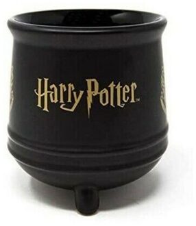 Harry Potter Hogwarts Crest Cauldron Keramische Mok (Zwart)