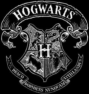 Harry Potter Hogwarts Crest Dames T-shirt - Zwart - 3XL