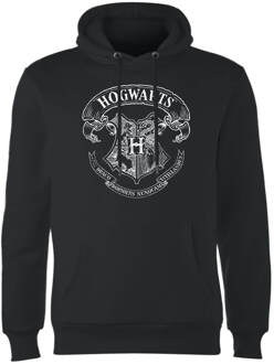 Harry Potter Hogwarts Crest Hoodie - Zwart - L