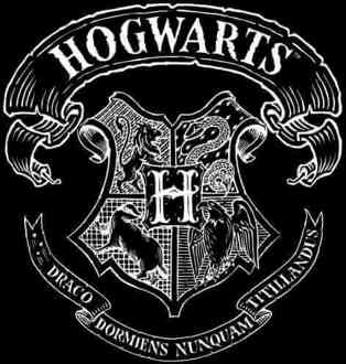 Harry Potter Hogwarts Crest T-shirt - Zwart - 3XL