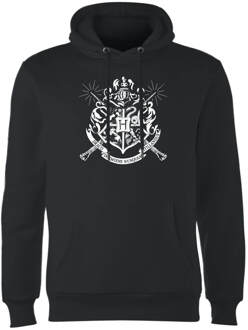 Harry Potter Hogwarts House Crest Hoodie - Zwart - L