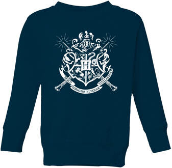 Harry Potter Hogwarts House Crest Kids' Sweatshirt - Navy - 122/128 (7-8 jaar) - M