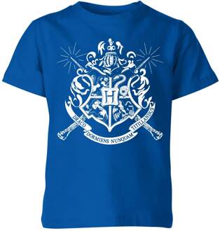 Harry Potter Hogwarts House Crest Kids' T-Shirt - Blue - 146/152 (11-12 jaar) - Blue - XL