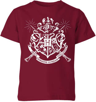 Harry Potter Hogwarts House Crest Kids' T-Shirt - Burgundy - 110/116 (5-6 jaar) Rood - S