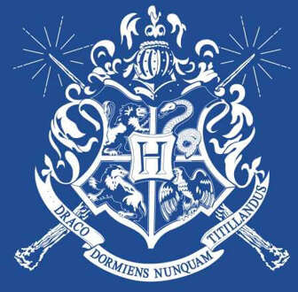 Harry Potter Hogwarts House Crest Men's T-Shirt - Blue - L - Blue