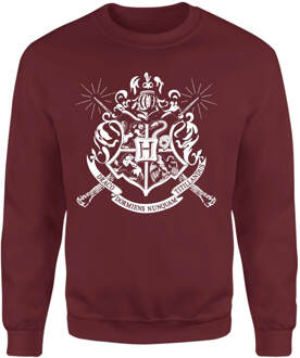 Harry Potter Hogwarts House Crest Sweatshirt - Burgundy - M - Burgundy