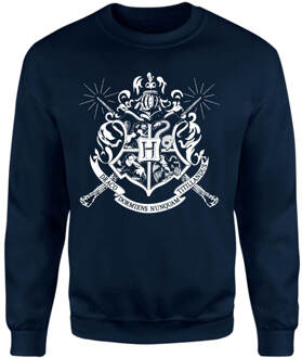 Harry Potter Hogwarts House Crest Sweatshirt - Navy - M Blauw
