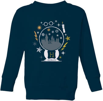 Harry Potter Hogwarts Kids' Sweatshirt - Navy - 98/104 (3-4 jaar) - XS