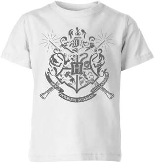Harry Potter Hogwarts Kinder T-shirt - Wit - 110/116 (5-6 jaar) - S